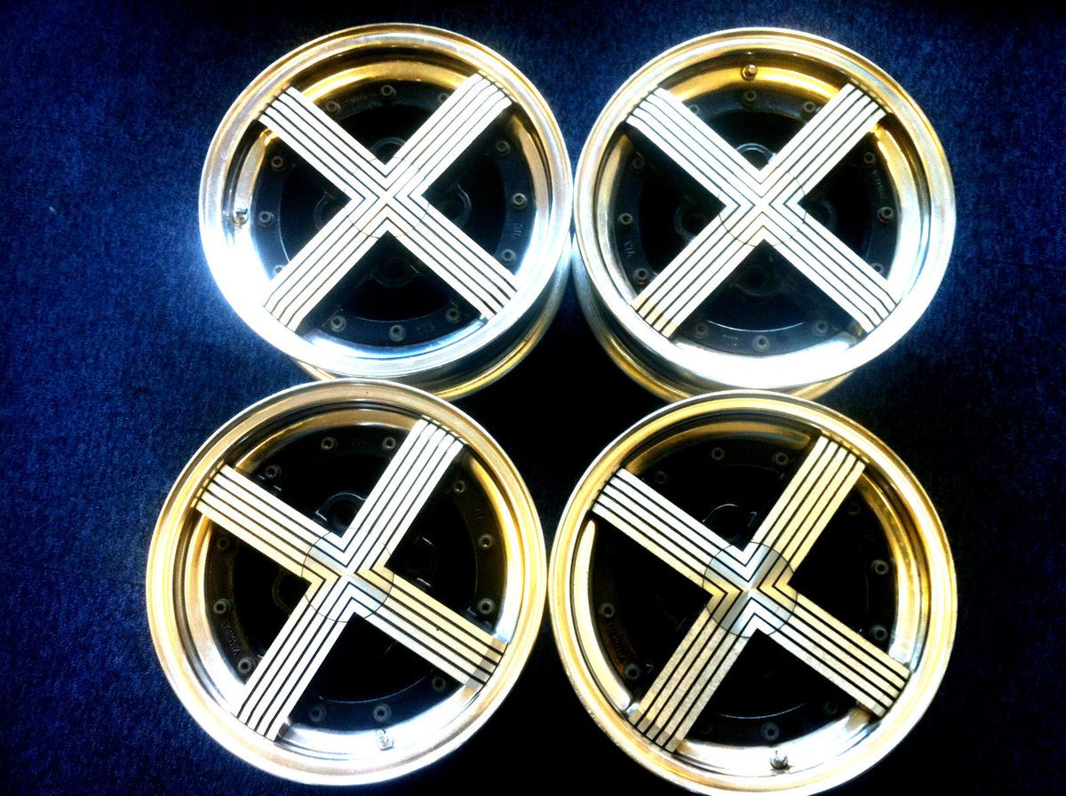 RARE RETRO VALUNGA SPLIT RIM 4x114 3 ALLOYS TA22 AE86 RA28 KP60 TE72