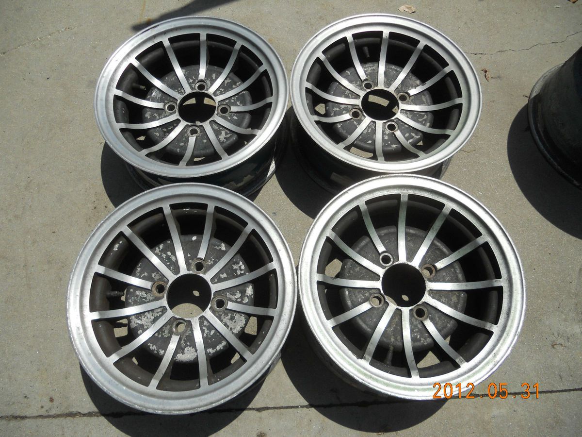 Mag Wheels Datsun 240Z 260z 280z Ford Chevy 4 Lug Turbine Rims