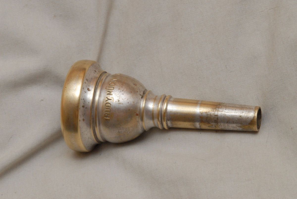 Vintage Rudy Muck Cushion Rim Trombone Mouthpiece Model 25