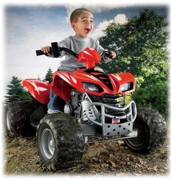 Fisher Price Power Wheels Kawasaki KFX 4 Wheeler ATV