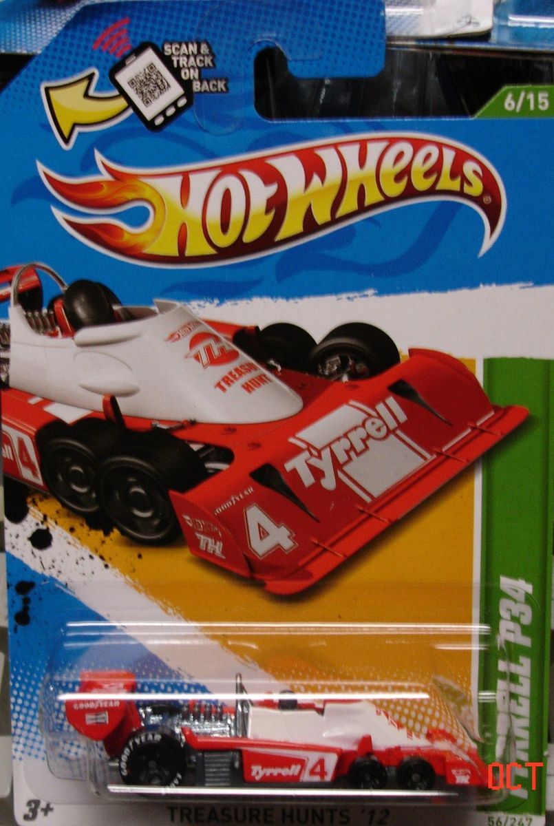 2011 Hot Wheels Treasure Hunt Tyrrell P34 Ships World Wide