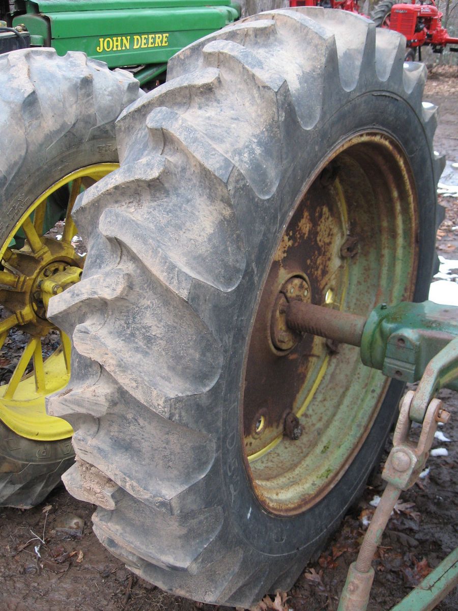 13 6 38 Safemark Tire On Rim John Deere 60 70 620 720 Farmall M 460