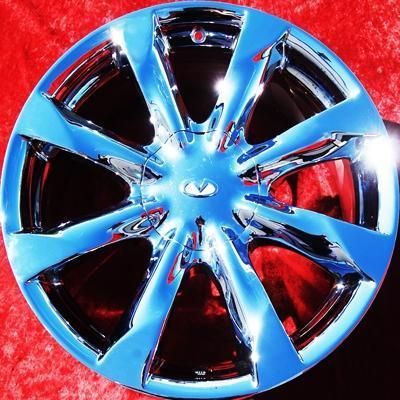 NEW INFINITI FX35 18 OEM CHROME WHEELS RIMS FX45 G35 EXCHANGE 73688