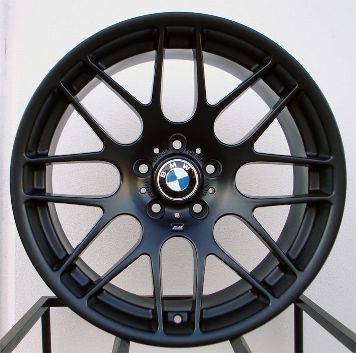 19 M3 CSL Wheels Rims Matte Black Fit BMW E46 M3 2000 20005