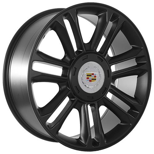  Cadillac 2012 ESV Escalade platinum edition matte black wheels rims