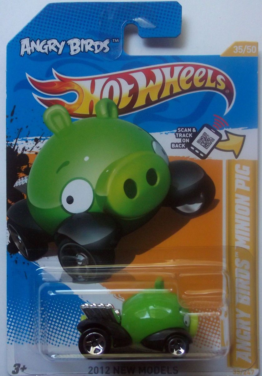 2012 Hot Wheels New Models Angry Birds Minion Pig 35 50