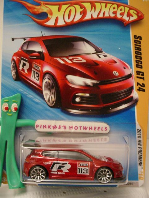 2010 33 Prem Hot Wheels VW Scirocco GT 24★REPAINT Red★