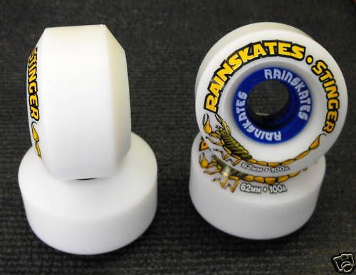 Rainskates Stingers 62mm 101A D C Skateboard Wheels