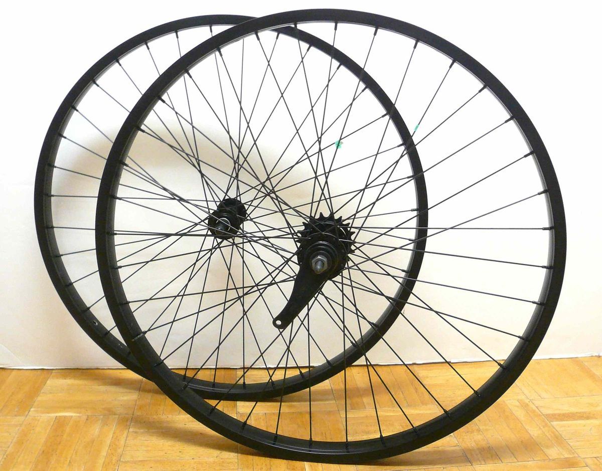 Beach Cruiser Bike 26x1 75 Wheels Wheelset Rims Black