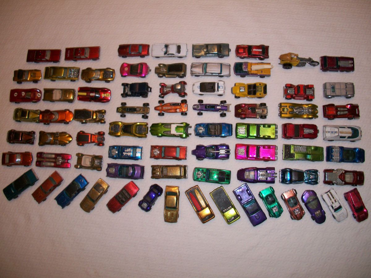 Vintage Hot Wheels Red Line Lot of 72 Vehicles