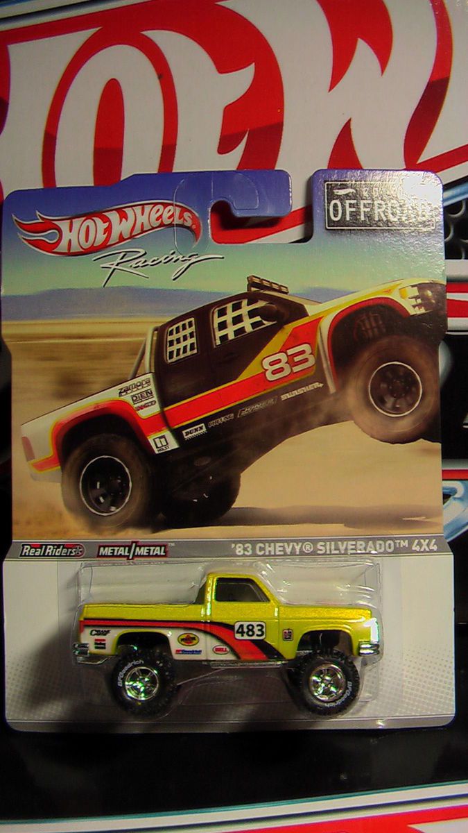 Hot Wheels Racing 2012 Offroad 83 Chevy Silverado 4x4 New