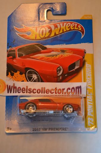 Pontiac Firebird New Red Premiere 16 2012 Hot Wheels New G Case