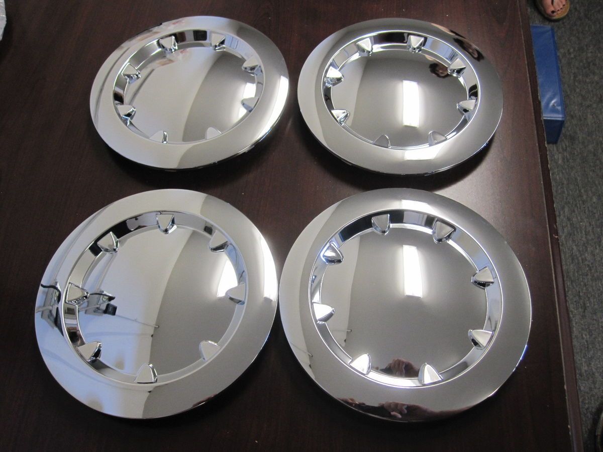 GMC Sierra Yukon XL 1500 Wheel Center Caps Hubcaps Set of 4 New Chrome