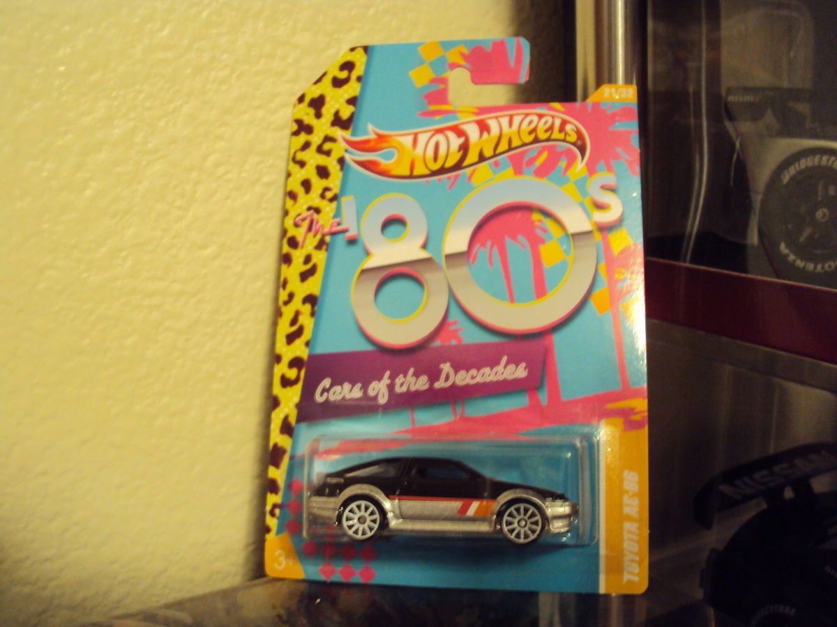 Hotwheels Toyota AE 86 The 80s Cars of The Decades