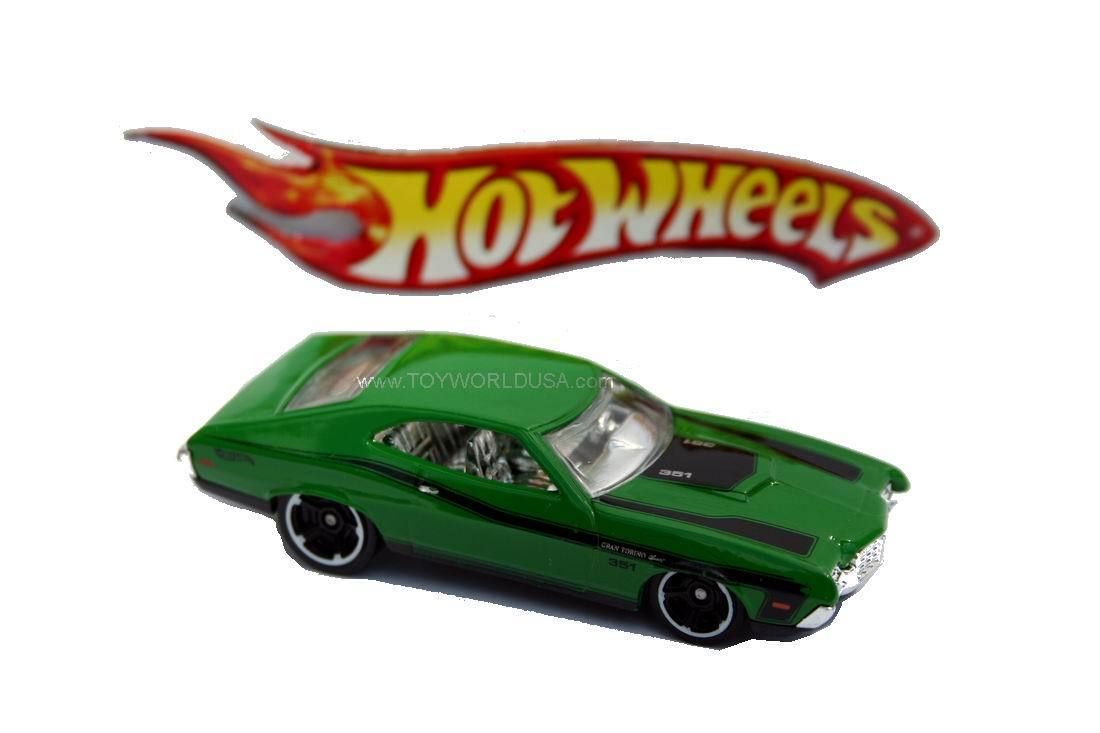 2012 Hot Wheels 117 Muscle Mania Ford 1972 Ford Gran Torino Sport