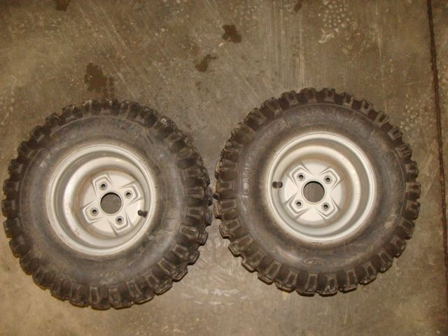 90 Fourtrax 98 99 01 02 8 ATV Rear Wheels Rims Tires ITP EX