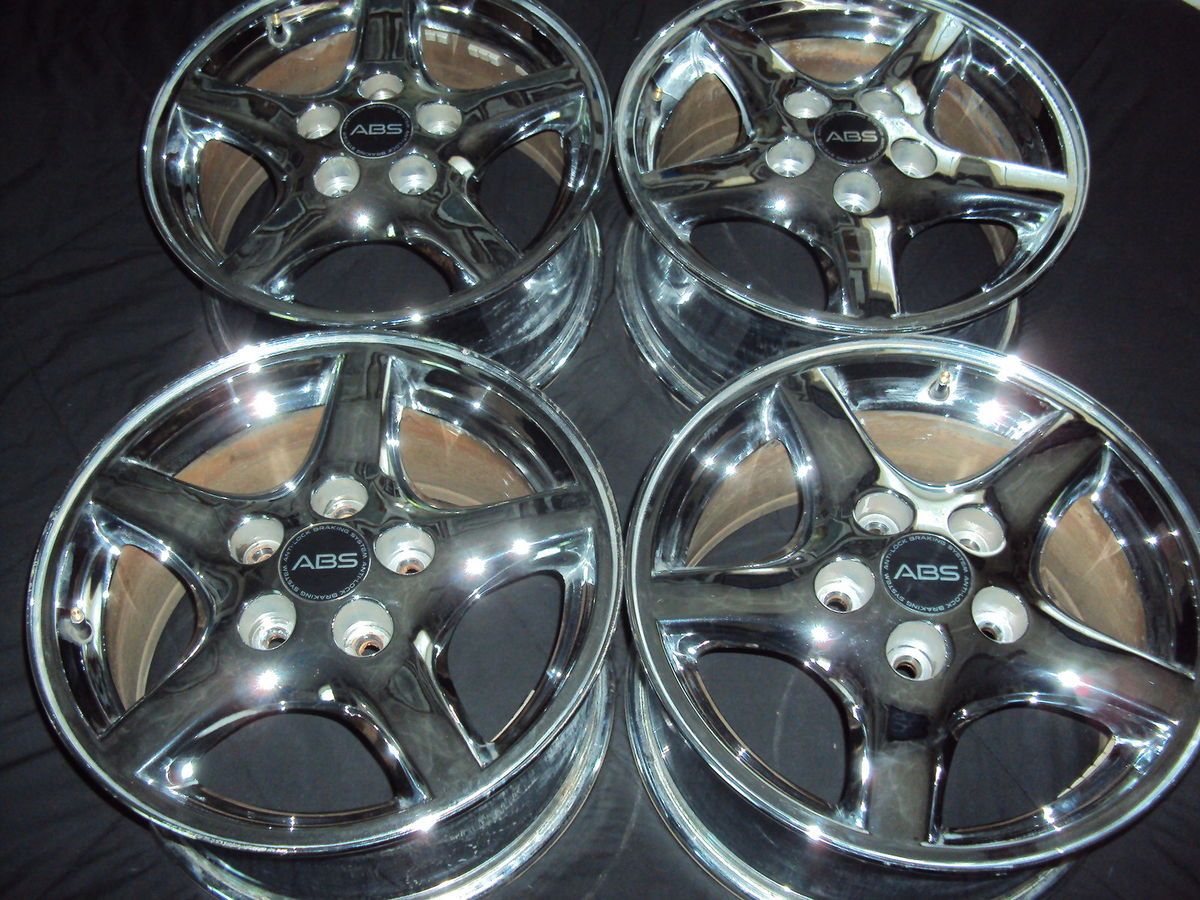 OEM Pontiac Firebird chrome wheels rims factory Trans Am Camaro 93 02