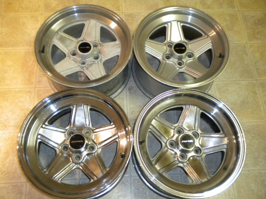 W116 W123 R107 W109 AMG Penta 16x8 Et 11 5 Spoke Alloy Wheels on PopScreen