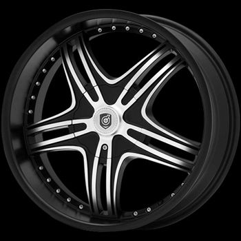 DS09 6x135 6x5 5 Black Tahoe Navigator Expedition F 150 Rims