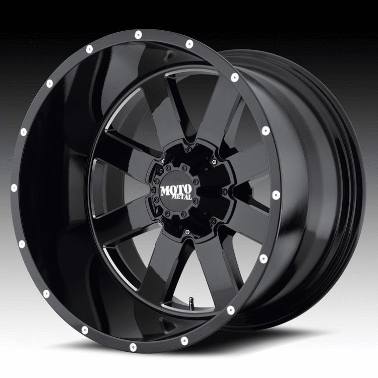 20 inch 20x9 Moto Metal Black Wheels Rims 5x150 Tundra Sequoia LX470