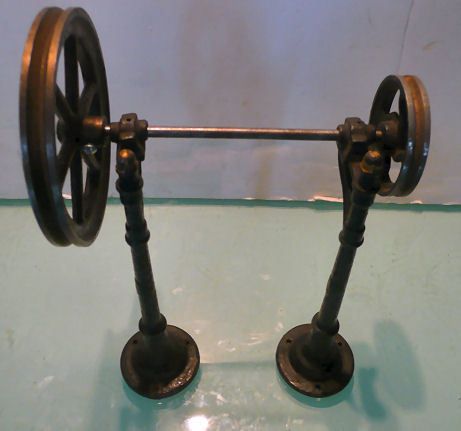 Antique Cast Iron Model Steam Engine Parts Drive Wheels