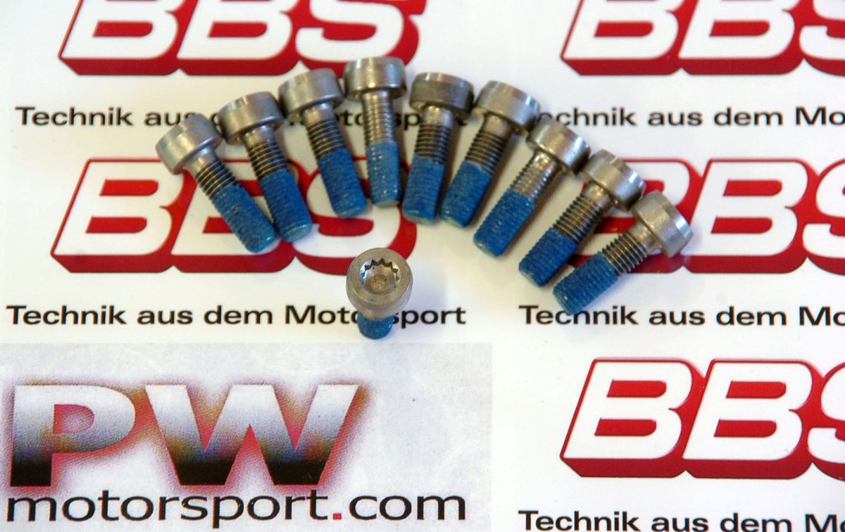 Titanium Split Rim Bolts M7 for BBs Wheels