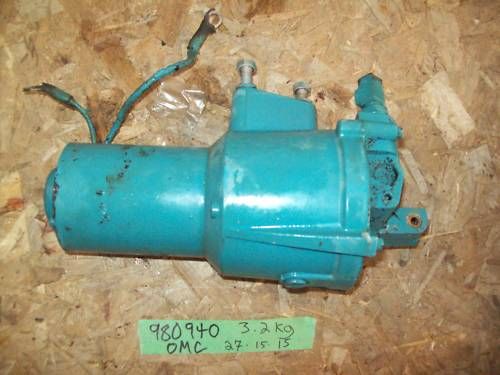 OMC Stringer 800 SELECTRIM Tilt Trim Pump Motor 980940 225 260 3 8 4 3