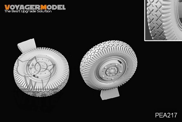 Voyager 1 35 WWII German SD Kfz 234 Road Wheels Pattern 5 for Dragon