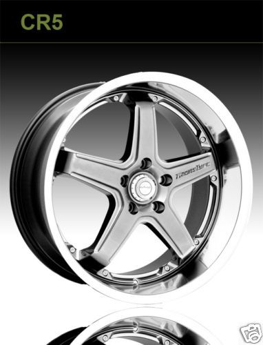 Katana Wheels 18 inch CR5 Hyperblack w Tire Package