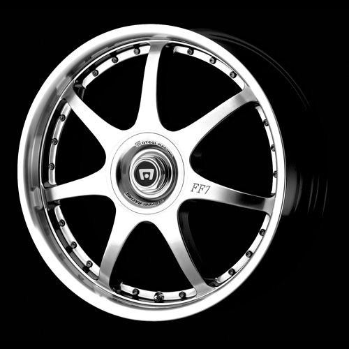 17 x7 Motegi FF7 MR237 Silver Wheels Rims 4 5 Lug