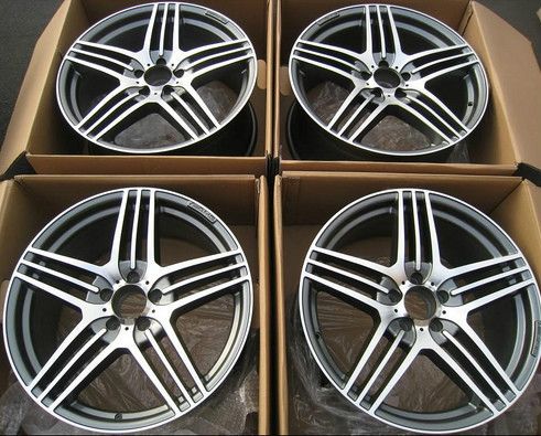 for Mercedes C250 C300 C350 E350 550 2008 2012 Rims Lugs Set