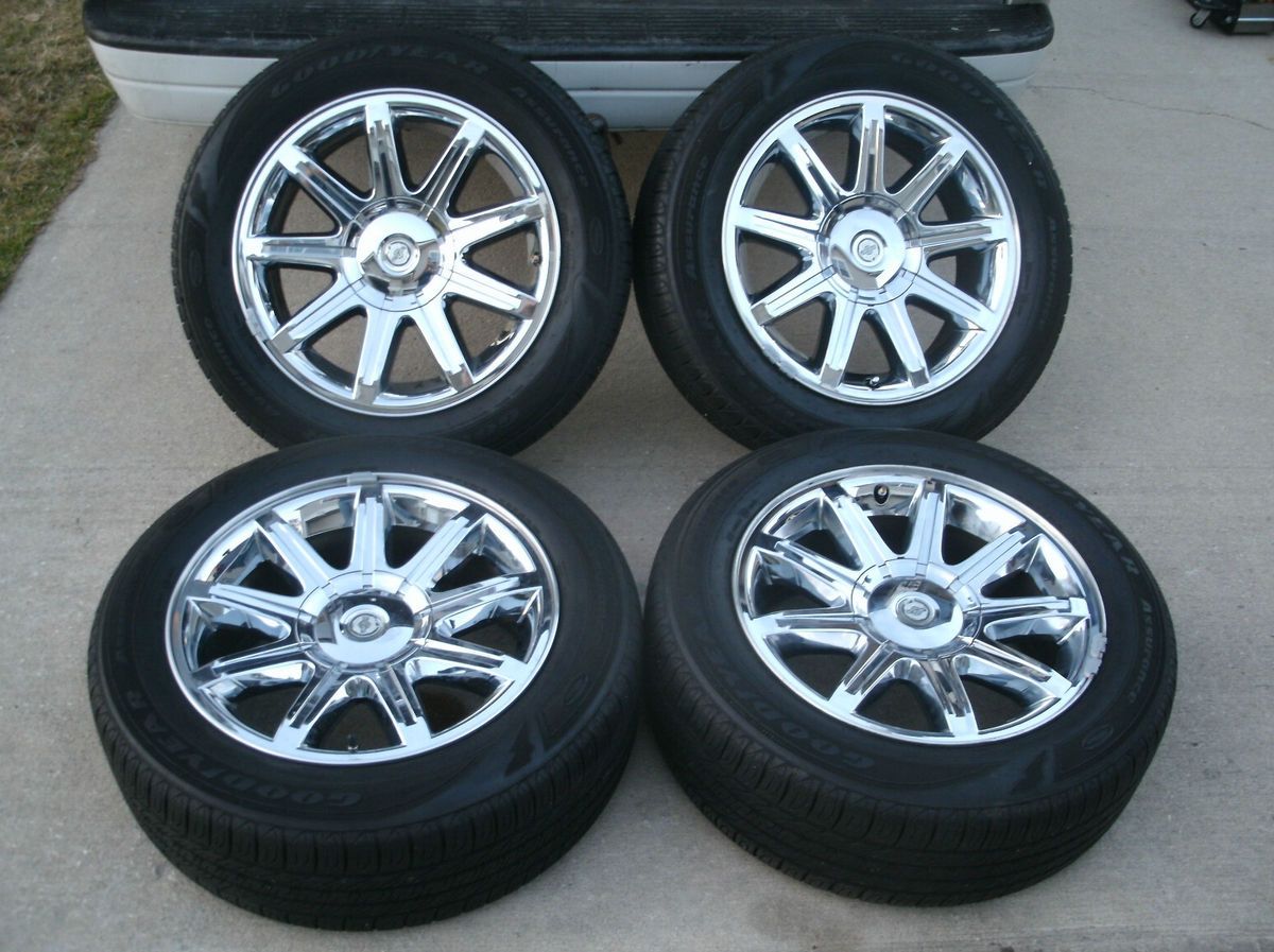 18 Chrysler 300 Factory Chrome Clad Wheels Tires 300C 2005 2012