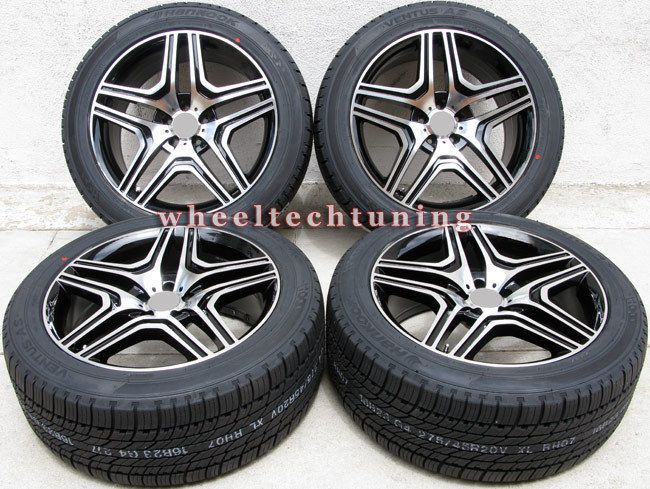 Benz Wheel and Tire Package Rims Fit MBZ GL450 and GL550 Black